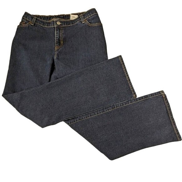 Gap Maternity Denim Jeans Low Rise Bootcut Elastic Waistband in Back Size 4 - Picture 1 of 10